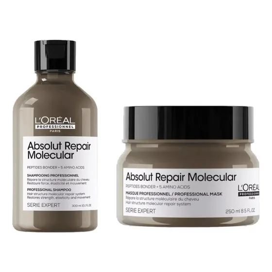 Pack L'oreal Pro Absolut Repair Molecular Shampoo Y Máscara