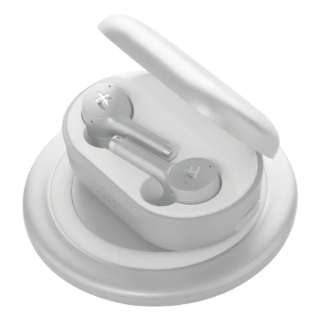 Audifonos Ifrogz Airtime Luxe 2 + Cargador Inalambrico 10 W Color Blanco Color De La Luz Blanco
