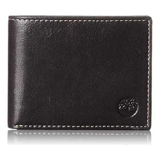 Timberland Billetera Híbrida De Cuero Para Hombre,