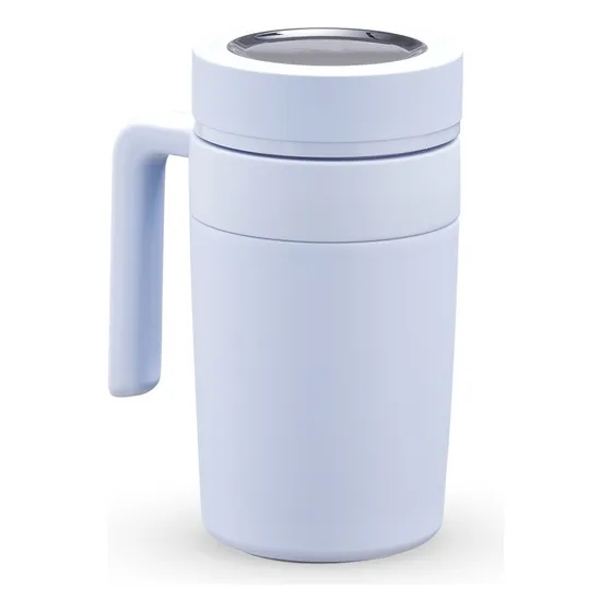Caneca Térmica Inox 500ml Infusor Display Led C/ Termômetro 