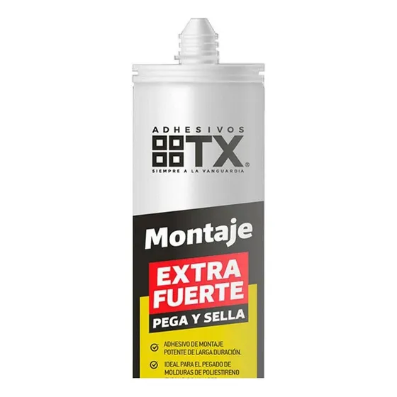 Silicona Para Montaje Extra Fuerte Tx 370g - 1 Unidad