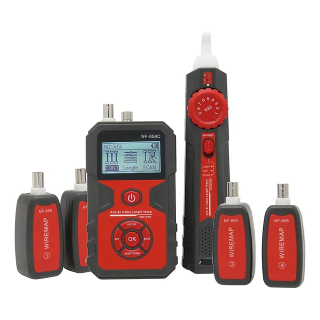 Para Probador De Cable De Red De Nf-858c Puerto De Buscador
