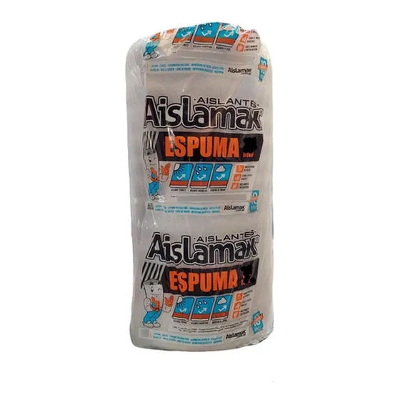 Aislamax Rollo de espuma polietileno 2mm protección aislamiento acústico y embalaje para paredes columnas y pisos flotantes 1x20 metros