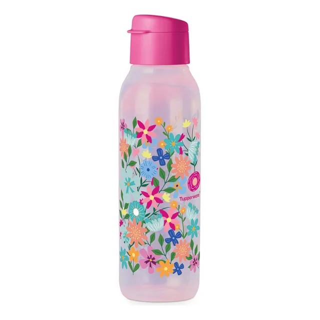 Botella Para Agua Tupperware Eco Active 750ml Flores