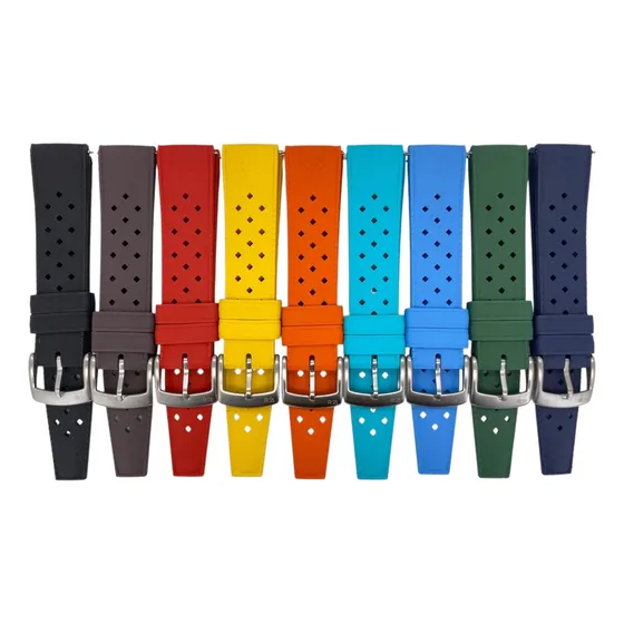Correa Reloj Caucho Fkm R24 Fj16 Variedad De Colores 20/22mm