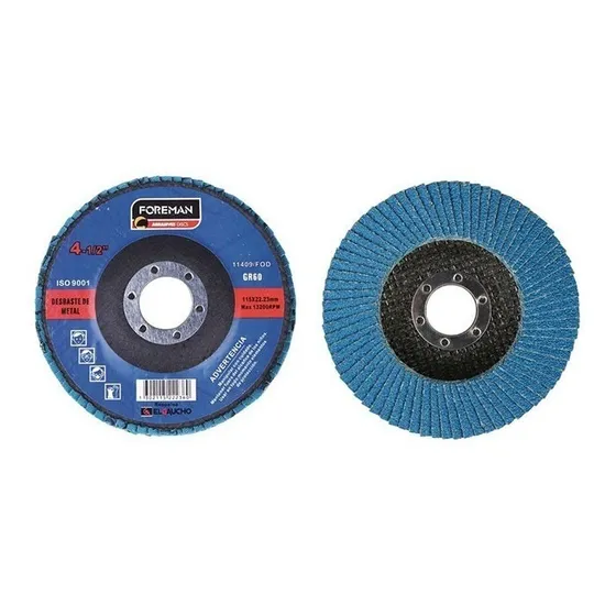 Disco Flap Para Metal 115x22.23mm G120 Foreman Tconviene