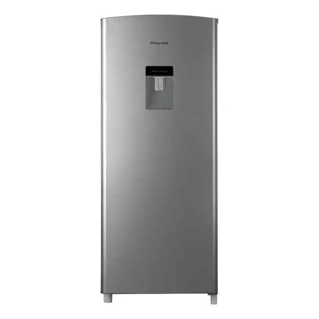 Refrigerador Hisense RR63D6W color silver con capacidad de 173L