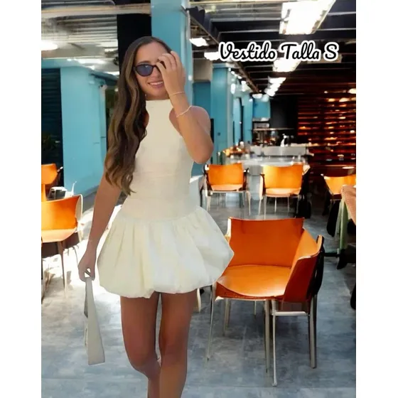 Vestido Globo Casual Fiesta Corto Para Dama