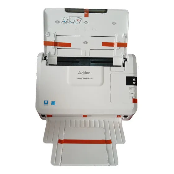 Scanner De Mesa P/ Escritorio Avision Av332u Duplex Novo