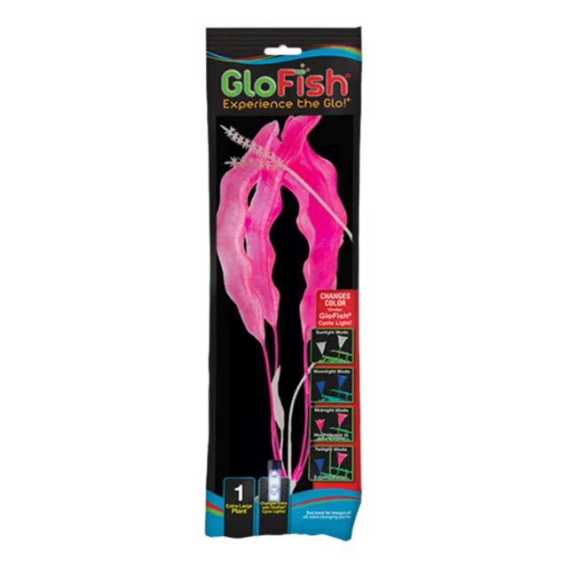 Decoracion Planta Fluorescente Pink Peces Acuarios Peceras