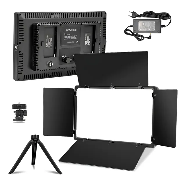 Iluminador Led U800 1120 Leds 5600k + Fonte Top