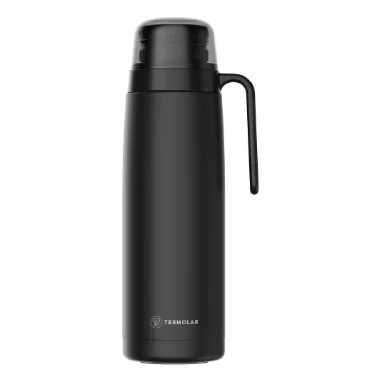 Termo Acero R-evolution Negro 1l