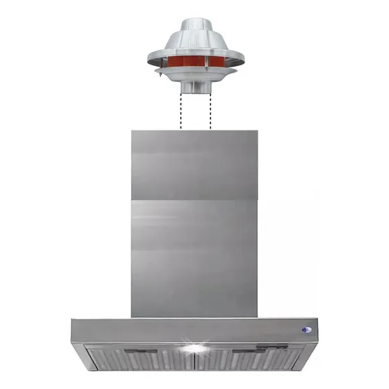 Campana De Cocina Ventiservice Slim 60 Cm Extractor Exterior Color Acero inoxidable