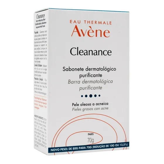 Sabonete Em Barra Purificante Avène Cleanance - 70g Full