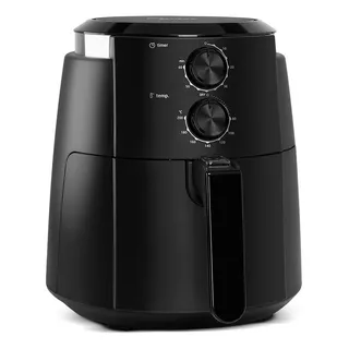 Fritadeira Air Fryer 3,5l Dualcyclone Midea Fre35p1 Cor Preto Fritadeira Air Fryer 3,5l Dualcyclone Midea Fre35p1 Cor Preto