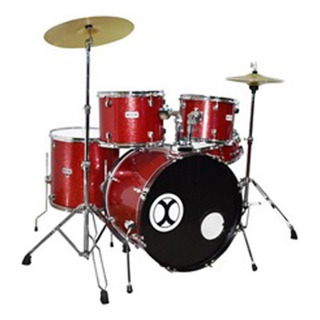 Extreme Exbt074 Bateria Profesional Rojo Sparkle 5 Pzas Aros Extreme Exbt074 Bateria Profesional Rojo Sparkle 5 Pzas Aros