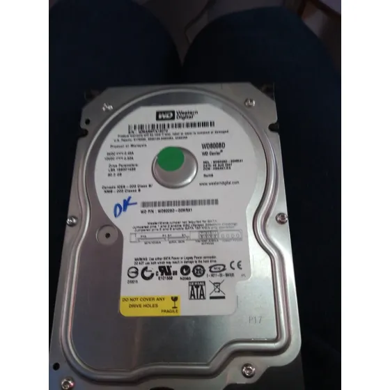 Hdd Ide 80 Gb Maxtor Saudavel, Usado