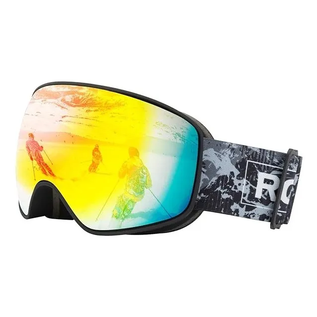 Lentes De Snowboard Rockbros Ajustable A Prueba De Viento
