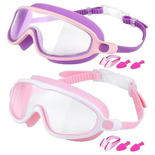 Gafas De Natación Ajustables De Silicona Para Niños 2pz Gafas De Natación Ajustables De Silicona Para Niños 2pz