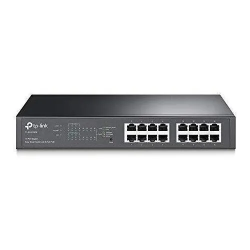 Switch Tl-sg1016pe Tp-link V3 Poe 16 Portas Gigabit