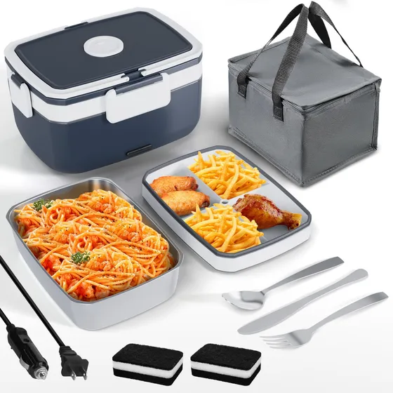 Sitlais Caja De Almuerzo Caliente Eléctrica Para V2x2h