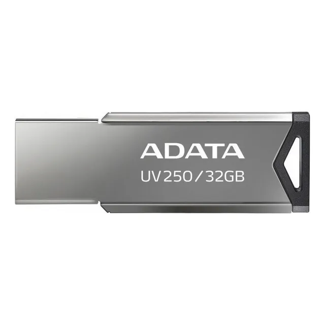 Memoria USB Adata UV250 AUV250-32G-RBK 32GB 2.0 plateado