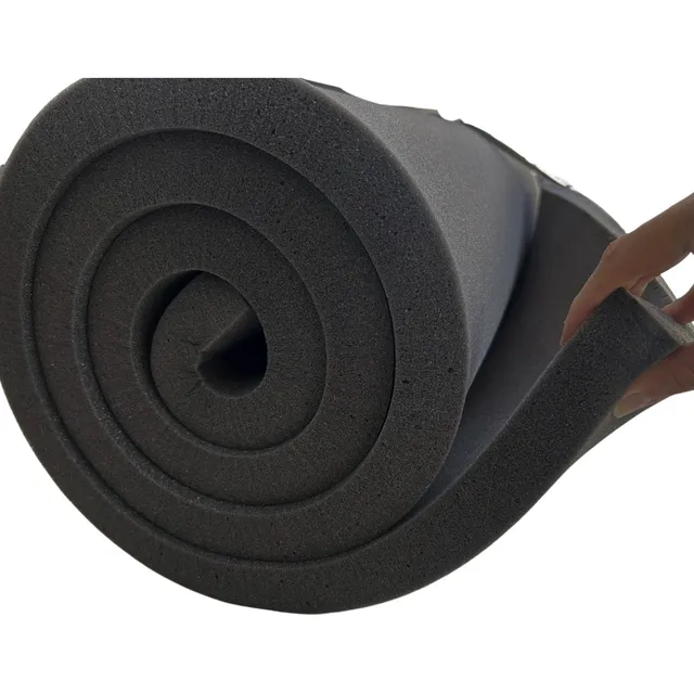 Espuma Em Metro D28 1,90mts X 50cm E 3cm Espessura Preta