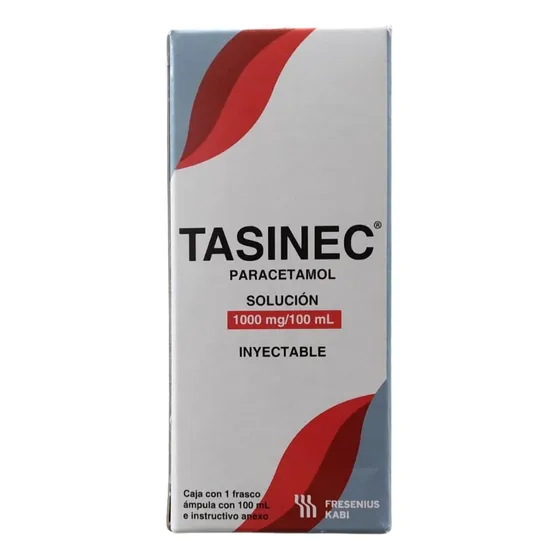 Paracetamol 1000 Mg Frasco Con  100 Ml Solución Inyectable