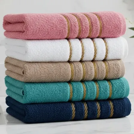 Kit 5 Toalha De Banho Grande Macia Grossa Luxo 100% Algodão Kit 5 Toalhas