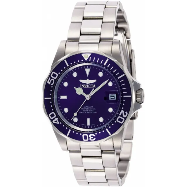 Reloj Invicta Pro Diver Automatico 9094 Acero Azul 40mm 200m