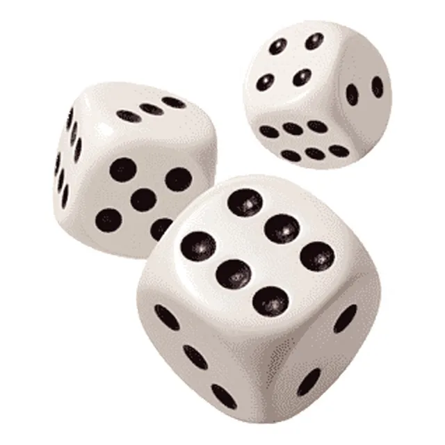 Dado 16mm Para Jogos De Mesa Tabuleiro Rpg - 100 Unidades
