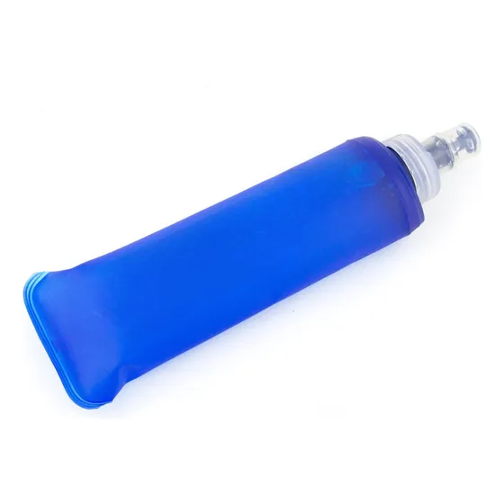 Garrafa De Água Mole Dobrável Corrida Silicone Squeeze 500ml