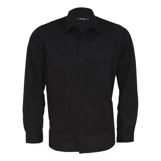 Camisa Lisa Basica De Lycra Dogma Poplin De Vestir