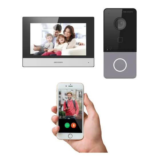 Kit Video Portero Ip Wifi Ds-kis603-p Hikvision