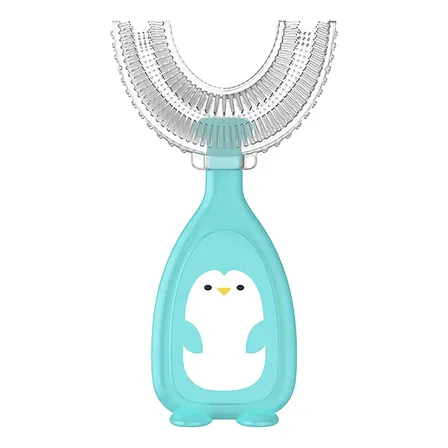 Pack 5 Cepillo De Dientes Silicona Para Bebes En Forma De U