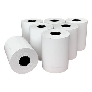 10 Rollos De Papel Termico 57x45 Mm Papel 55 Gramos Factura 10 Rollos De Papel Termico 57x45 Mm Papel 55 Gramos Factura