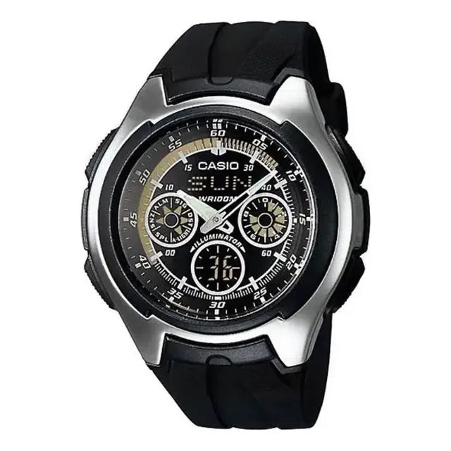 Reloj Analogico Digital Casio Aq-163w - 1b1vdf 100 Metros
