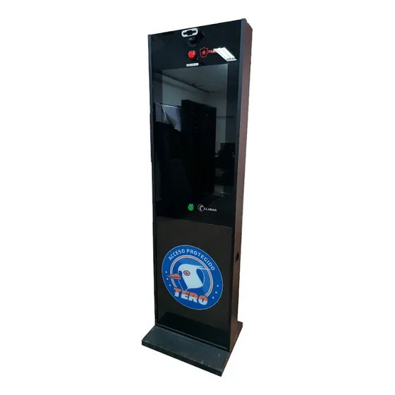 Totem De Seguridad - Camara Ip Para Edificios Y Consorcios Color Blanco