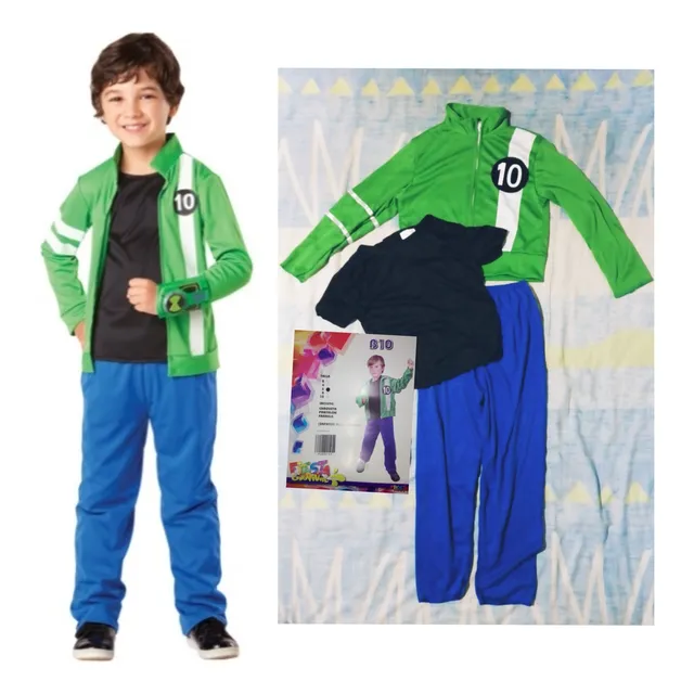 Conjunto Ben10 Franela Chaqueta Mono Talla 4 6