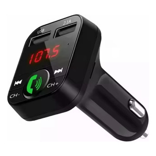 Transmisor Bluetooth Fm De Auto Manos Libres Cargador 2 Usb Transmisor Bluetooth Fm De Auto Manos Libres Cargador 2 Usb