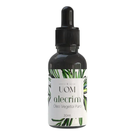 Óleo Vegetal De Alecrim Natural Crescimento Capilar 30ml