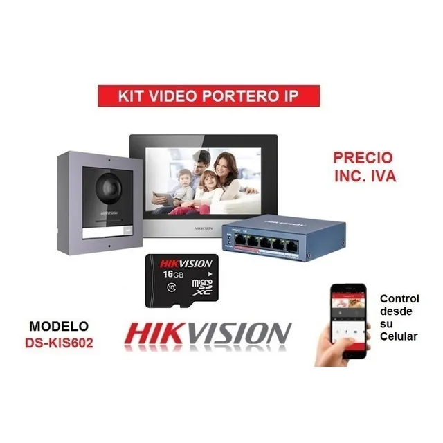 Video Portero Hikvision - Intercomunicador Para Exteriores