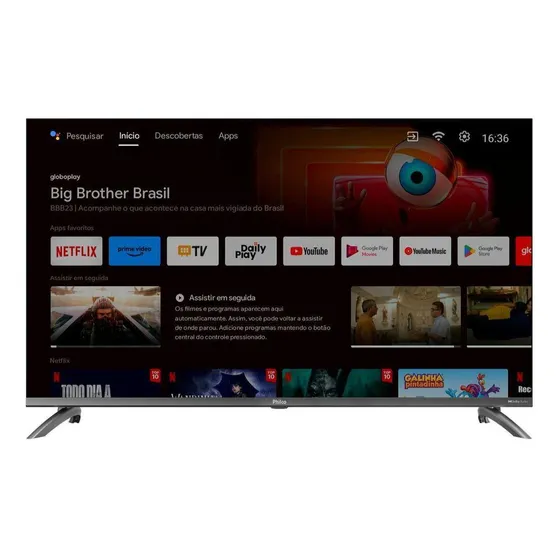 Smart Tv 39  Philco Led Android Borda Infinita Bivolt
