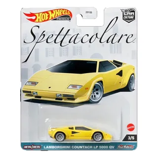 Lamborghini Countach Lp Spettacolare 3/5 Hot Wheels Premium Color Amarillo Lamborghini Countach Lp Spettacolare 3/5 Hot Wheels Premium Color Amarillo