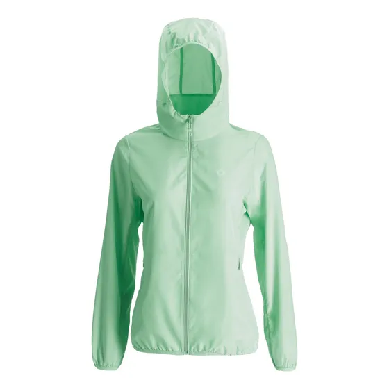 Chaqueta Compactable Airjkt Hoodie Mujer Turquesa Doite