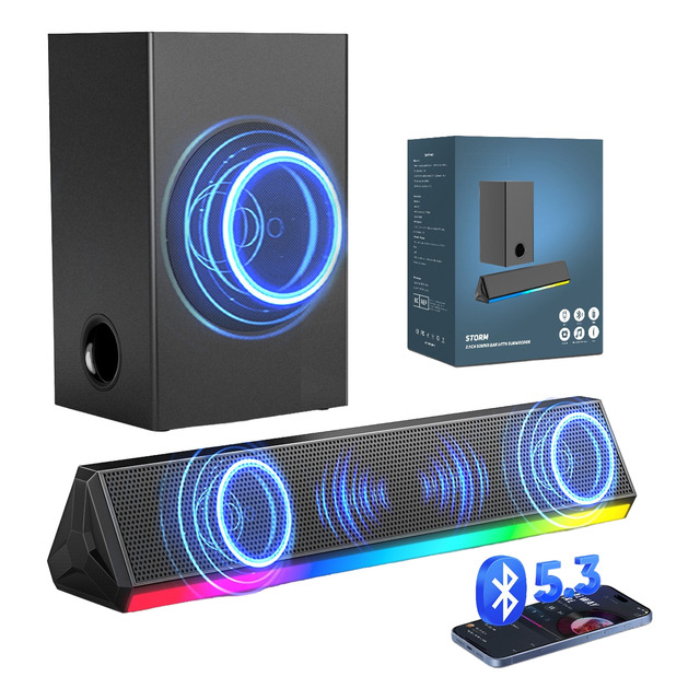 Soundbar Barra De Som Com Subwoofer Home Theater Para Tv