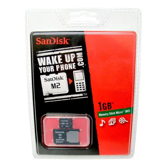 Tarjeta Sandisk Memory Stick Micro M2 1gb
