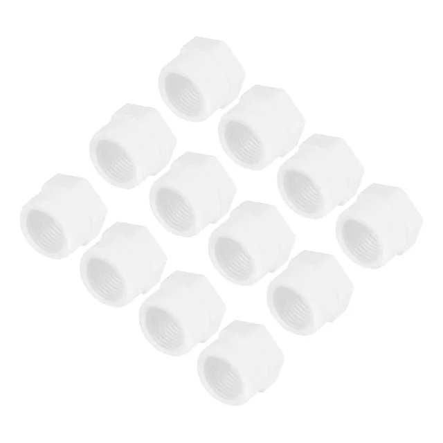 8 Piezas De Tubería De Pvc G3/4 Macho A G1/2 Hembra Reductor