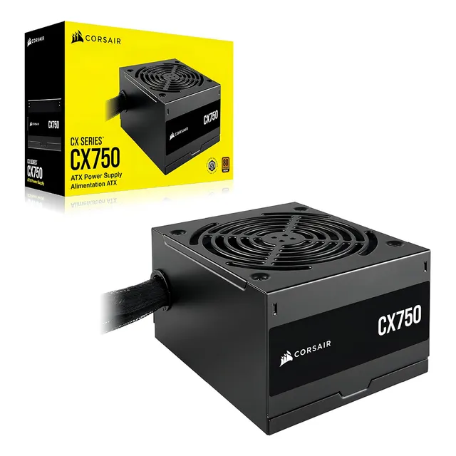 Fuente Pc 750w Corsair Cx750 Gamer 80 Plus Bronze Fan 120mm