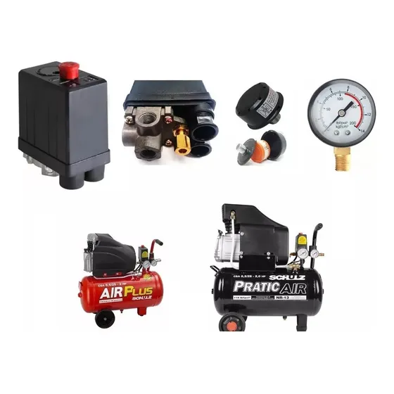 Kit Pressostato Compressor Ar Schulz Csa 8,3 Air Plus / 8,2